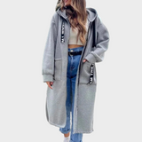 Roza - Duga hudica s kapuljačom