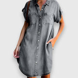 Paulina – Moderna i elegantna traper haljina za prilike