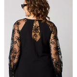 Barbara - Elegantne crne seksi čipkaste haljine