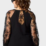 Kalina - Elegantna crna haljina