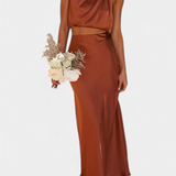 Lucija Drapeirana Suknja Bez Leđa