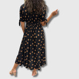 Monique – Ženska vintage haljina s točkicama