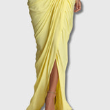 Diana – Elegantna maxi haljina u žutoj boji