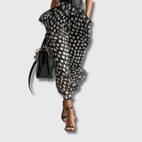 Andrea – Šifonska Maxi Haljina s Točkicama