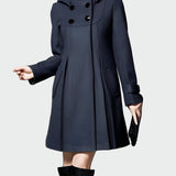 Helena - Kaput s Kapuljačom i Ovratnikom