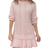 Nika - Kratka pletena haljina