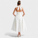 Julieta – Midi haljina s halter izrezom