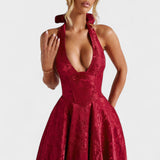 Julieta – Midi haljina s halter izrezom