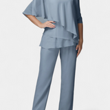 Lana Dvije Dijela s Ženskom Siluetom bez Napora