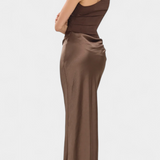 Nika Duga Haljina za Party s Asimetričnim Izrezom