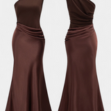 Nika Duga Haljina za Party s Asimetričnim Izrezom