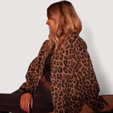 Paulina - Trendi jakna s leopard